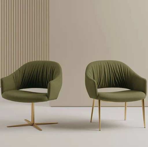 Poltroncina Nova in tessuto imbottito di Bontempi