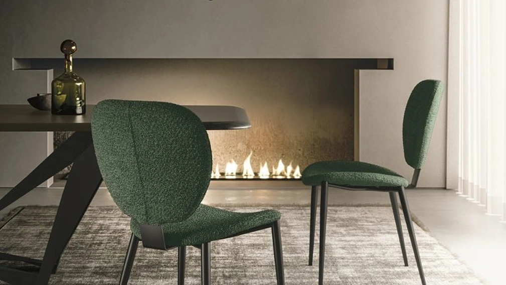 Sedia in tessuto imbottito Petra di Sedit