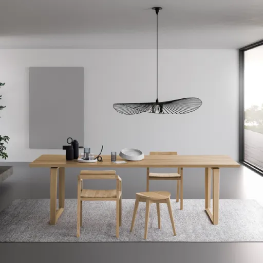 Tavolo Double in Rovere massello di Devina Nais