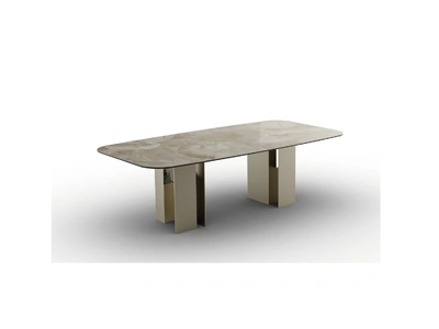 Tavolo Downtown in vetroceramica di Zamagna