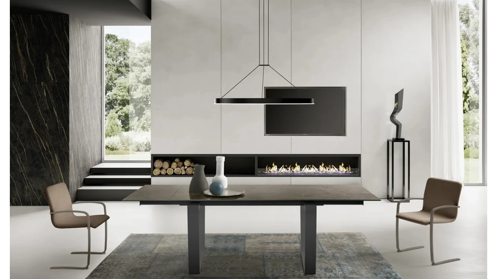 Tavolo allungabile From in ceramica di Zamagna