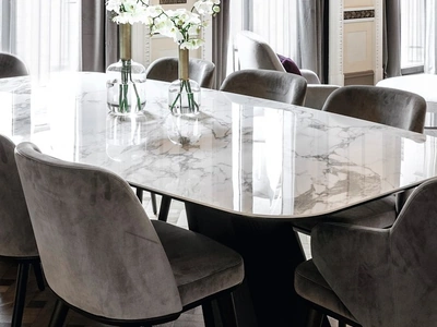 Tavolo fisso Icaro in ceramica di Calligaris