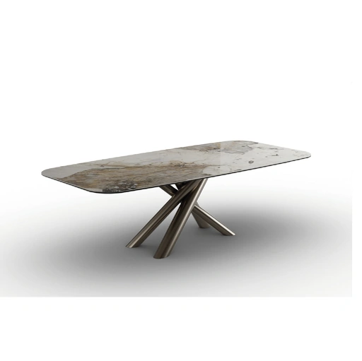 Tavolo Igor in vetroceramica di Zamagna