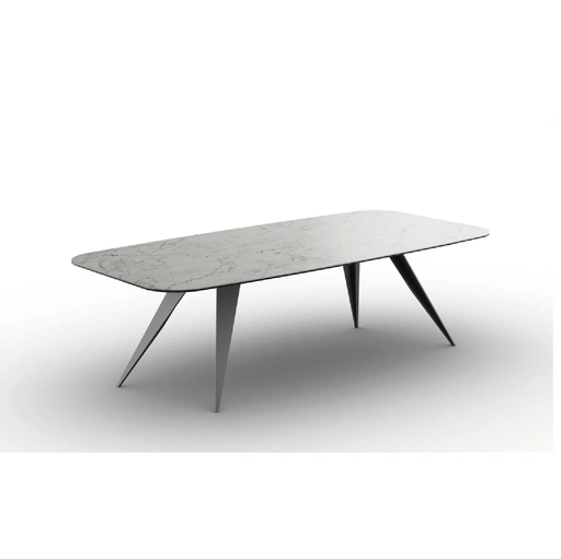 Tavolo Margot in vetroceramica di Zamagna