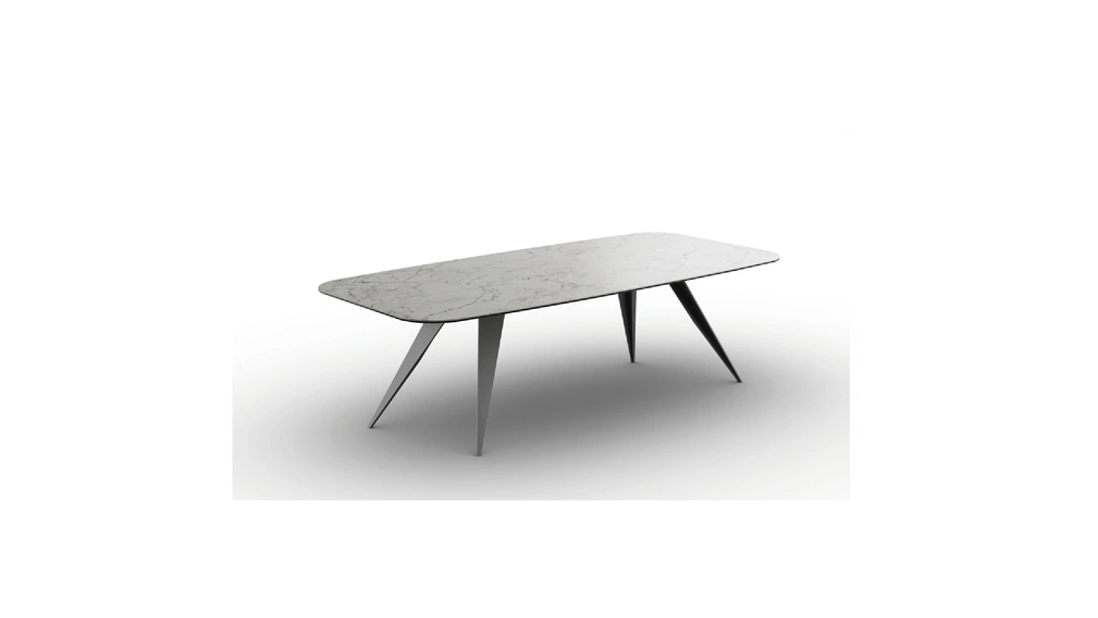 Tavolo Margot in vetroceramica di Zamagna