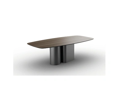 Tavolo Otis con top in Noce di Zamagna