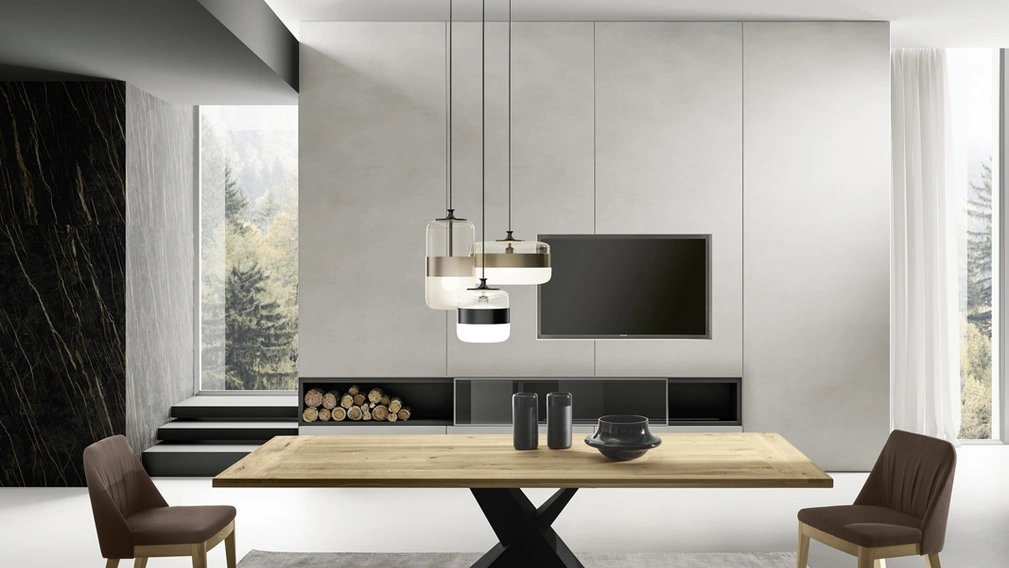 Tavolo Ship in rovere massello di Zamagna