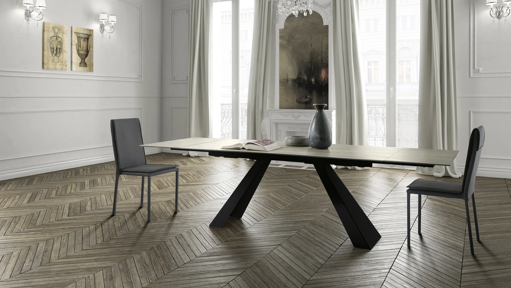 Tavolo allungabile Slide in ceramica di Zamagna