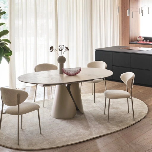Tavolo allungabile Tango in ceramica di Calligaris
