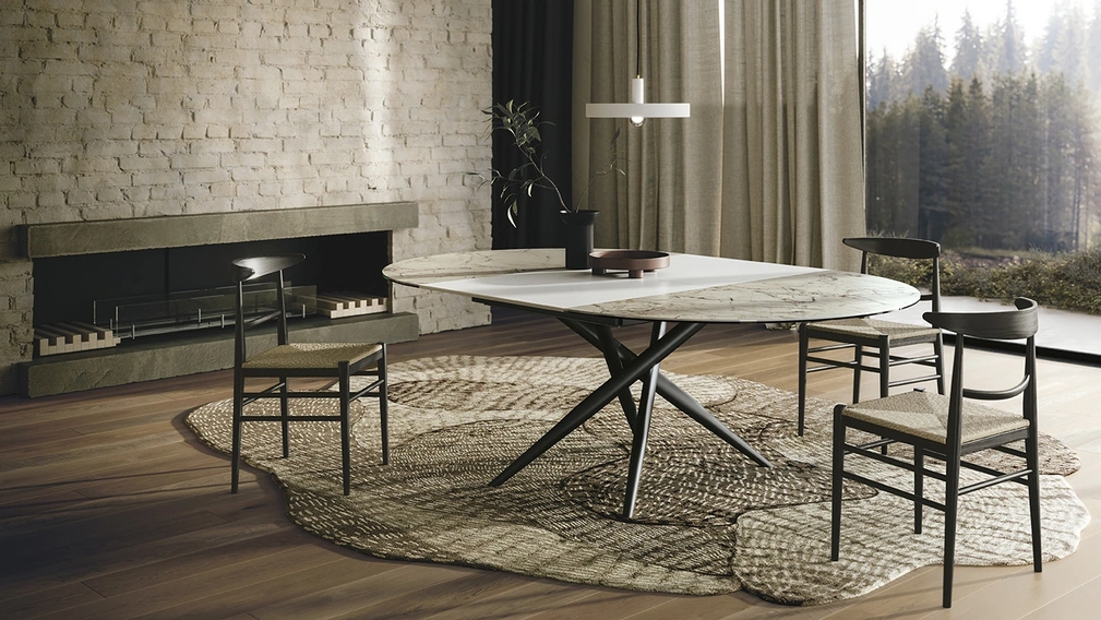 Tavolo allungabile Tiffany Round di Sedit