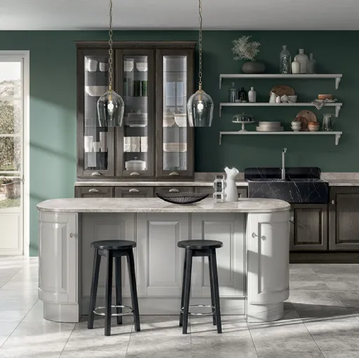 Cucina Classica Baltimora in Frassino Londra di Scavolini