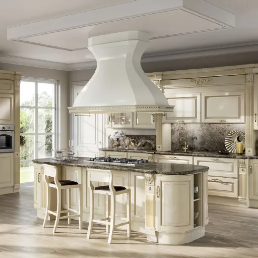 Cucina Classica Baltimora Laccato opaco Beige di Scavolini