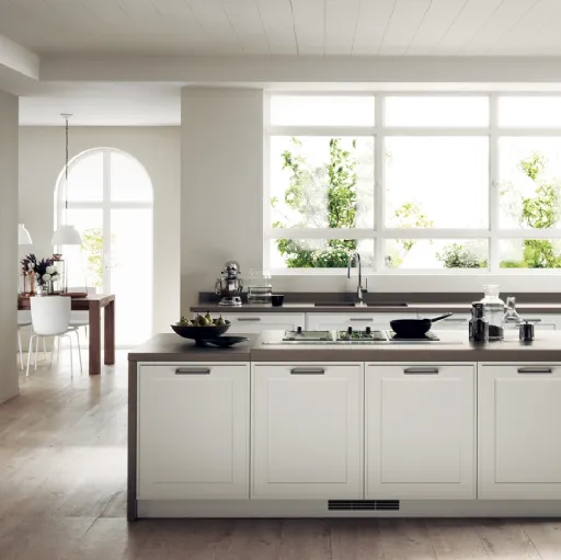 Cucina Classiche Favilla in Laccato opaco ad angolo di Scavolini