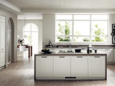 Cucina Classiche Favilla in Laccato opaco ad angolo di Scavolini