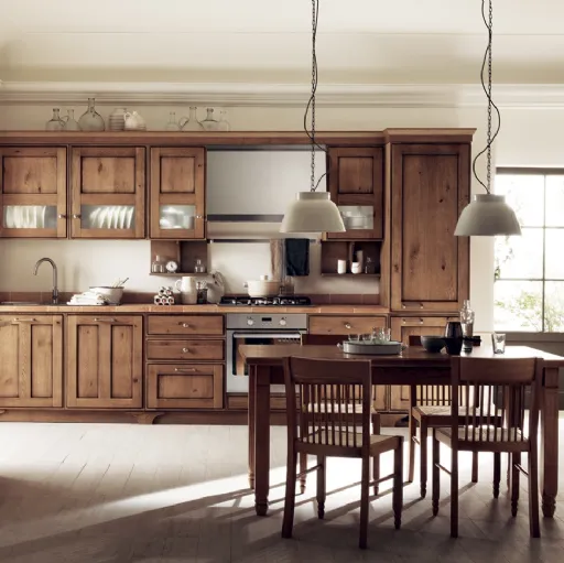 Cucina Classica Favilla in Rovere Nodato di Scavolini