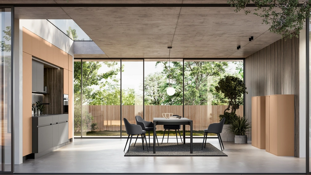 Cucina Moderna lineare Cloe 04 di Arredo3