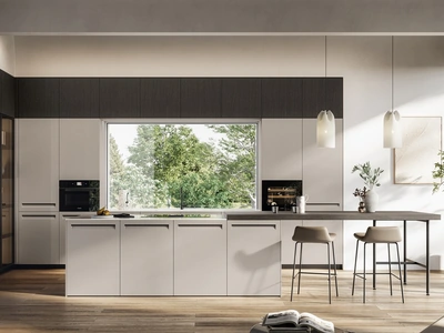 Cucina Moderna con isola Tekna 01 di Arredo3