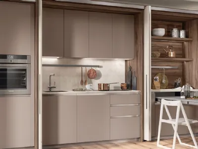 Cucina Moderna Boxi Grigio Selce di Scavolini