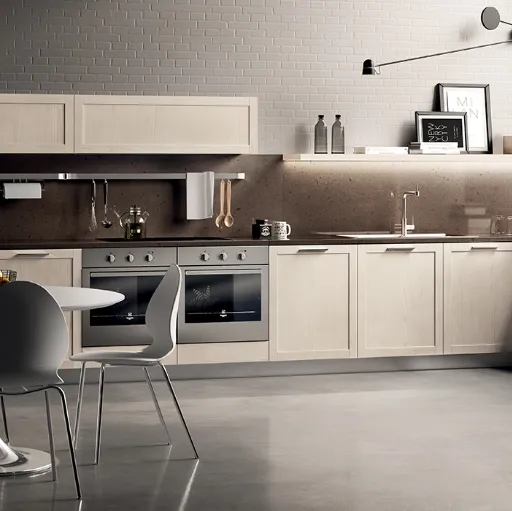 Cucina Moderna Carattere Frassino Avorio di Scavolini