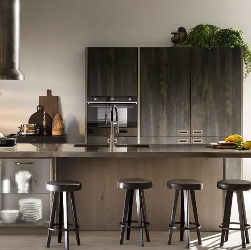 Cucina Moderna Diesel get Together Soft Industrial Style di Scavolini