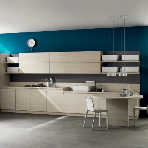 Cucina Moderna Qi in Olmo Kuuki di Scavolini