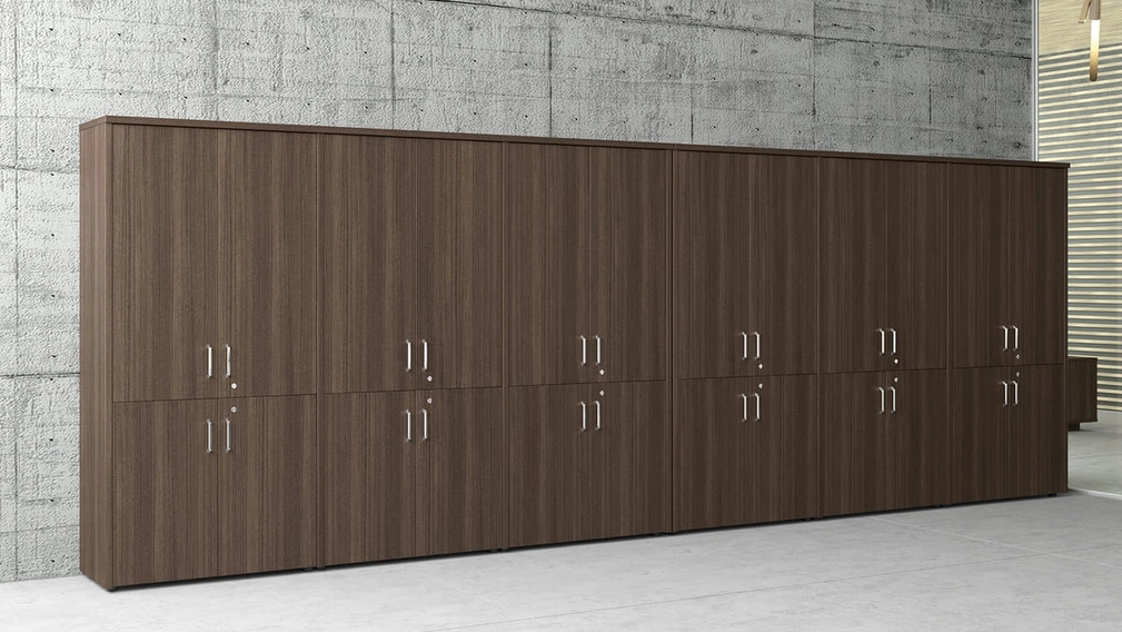 Armadio per Ufficio Forma in melaminico finitura Samui di Compir