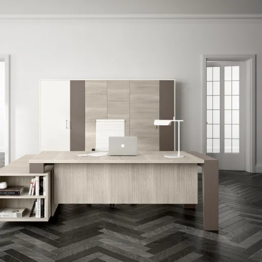 Mobile Ufficio Direzionale in melaminico e laccato opaco GO 02 di Colombini Office