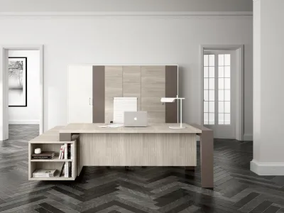 Mobile Ufficio Direzionale in melaminico e laccato opaco GO 02 di Colombini Office