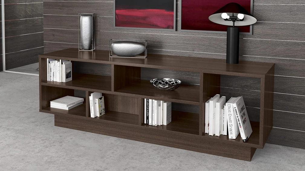 Mobile Ufficio Libreria Bassa Forma in melaminico di Compir