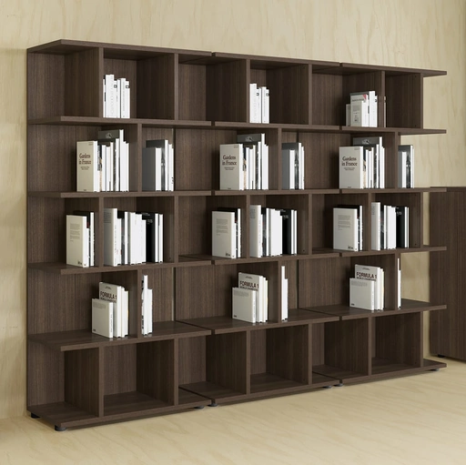 Mobile Ufficio Libreria componibile Forma in melaminico finitura Samui di Compir