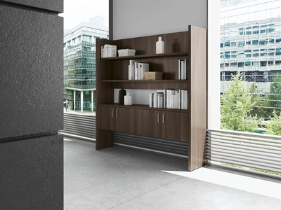 Mobile Ufficio Libreria a muro Forma di Compir