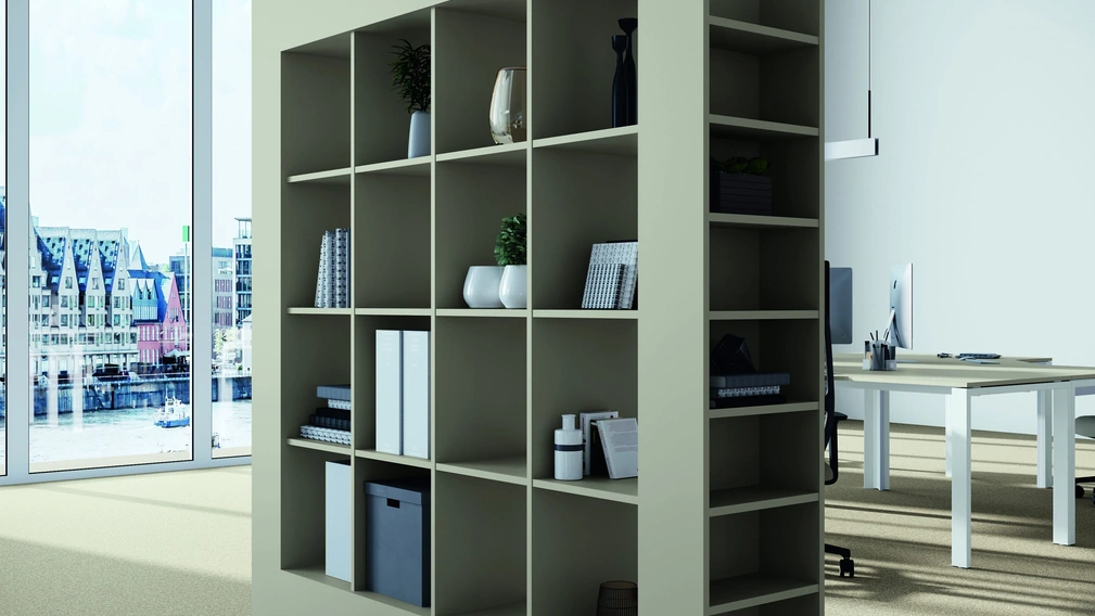 Mobile Ufficio Libreria Stratos in melaminico di Compir