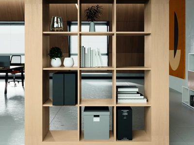 Mobile Ufficio Libreria Stratos in melaminico di Compir