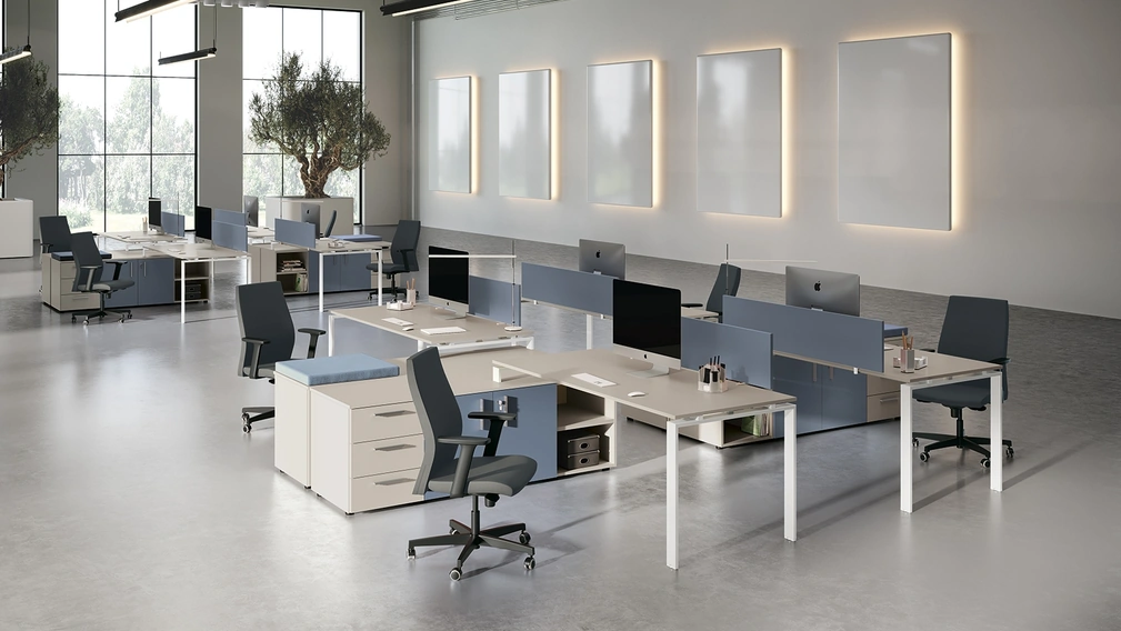 Scrivania Operativa Loft anello aperto di Colombini Office