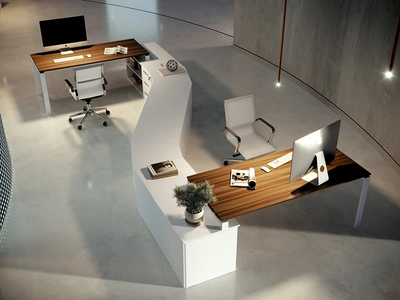 Scrivania Operativa Loft anello aperto di Colombini Office