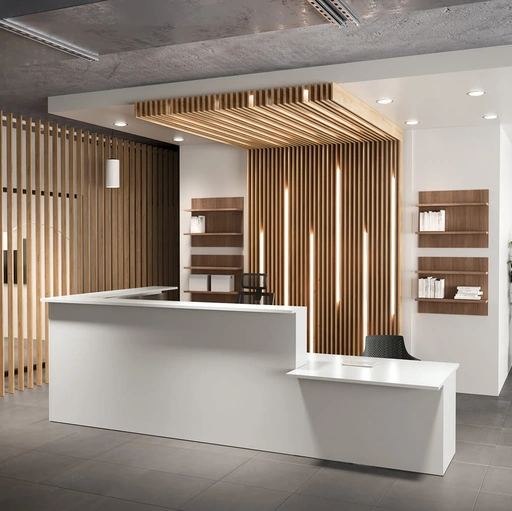 Mobile Ufficio Reception finitura Bianco di Compir