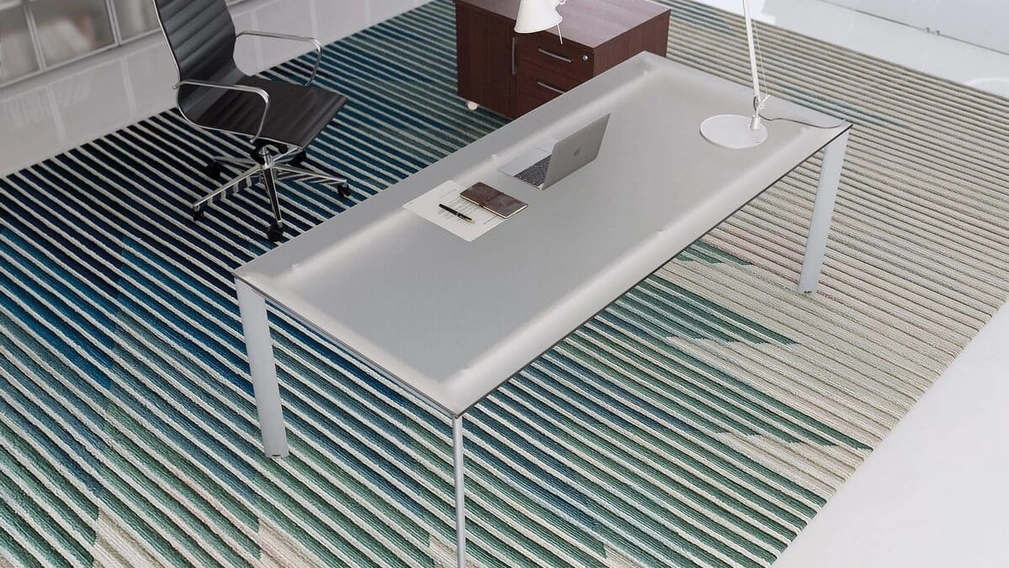 Scrivania Direzionale Plano Vetro di Compir