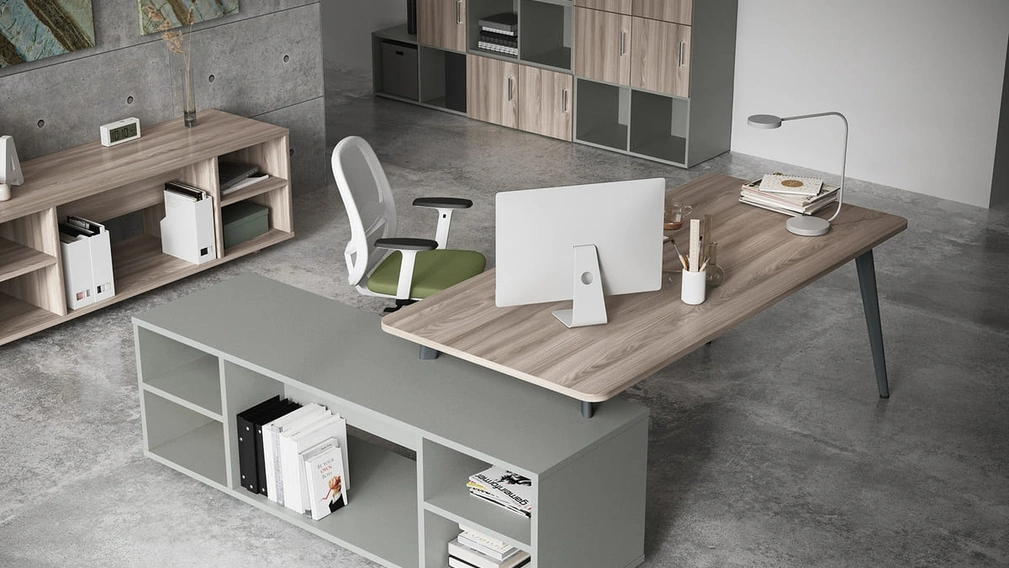 Scrivania Direzionale Rhea finitura Olmo di Compir