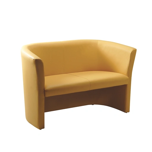 Divanetto a due posti in ecopelle imbottita Maya di Compir