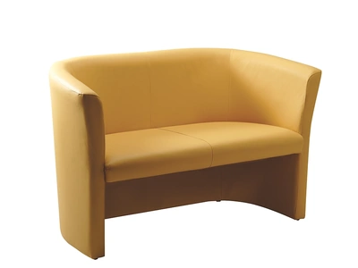 Divanetto a due posti in ecopelle imbottita Maya di Compir