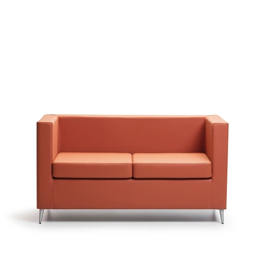 Divanetto a due posti in ecopelle imbottita Relax di Compir