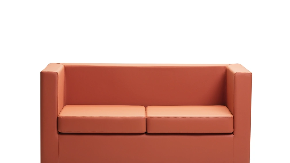 Divanetto a due posti in ecopelle imbottita Relax di Compir