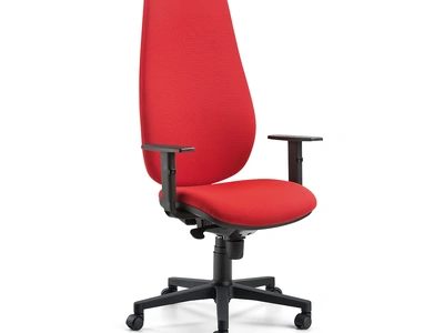 Seduta Operativa Unix i tessuto imbottito con schienale alto di Compir