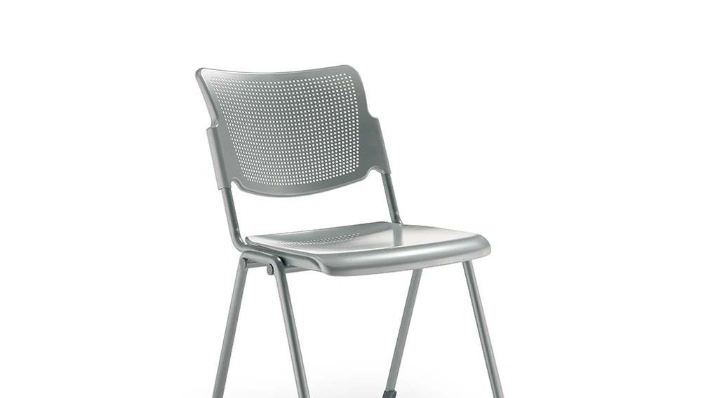 Seduta Ospiti Lamia in lamiera con telaio in acciaio di Compir